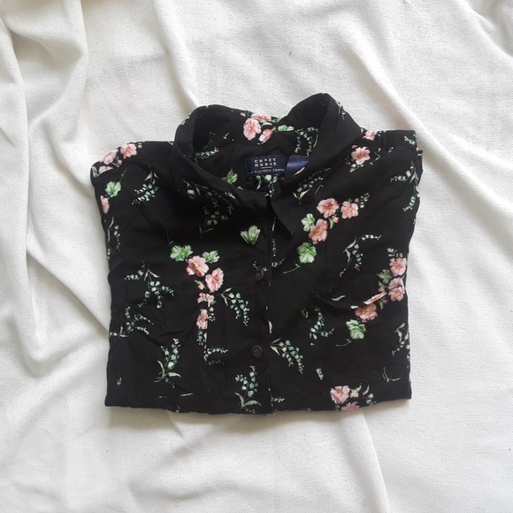 {Crazy Horse} Floral Shirt by Liz Claiborne - Picture 1 of 6